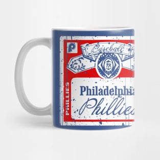 FRONT & BACK print Vintage Phillies Beer Mug